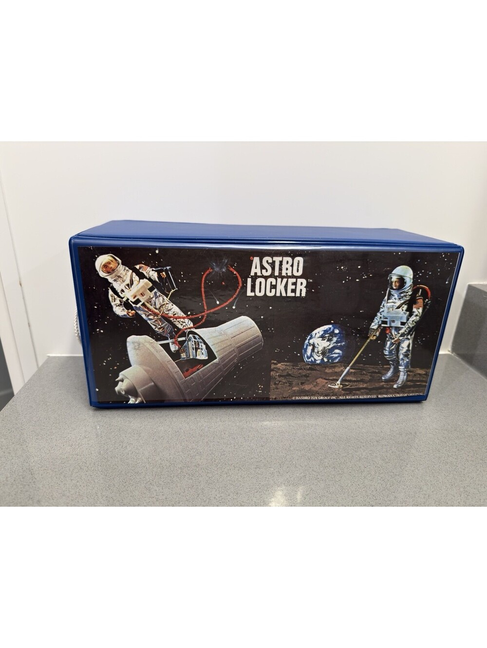 New GI Joe “Astro Locker” Hasbro Reproduction Military Space Force In Blue Case